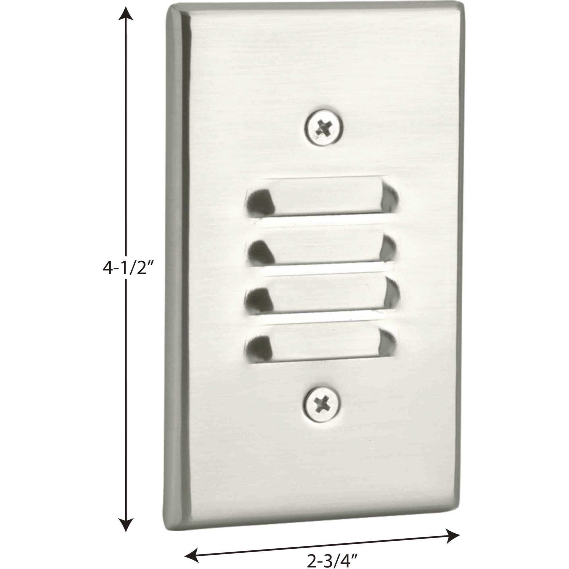 Indoor Step Light 120 1 watt Brushed Nickel Indoor Step Light, Progress LED