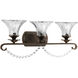 Bliss 3 Light 24 inch Antique Bronze Bath Vanity Wall Light