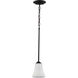 Classic 1 Light 5.13 inch Antique Bronze Mini-Pendant Ceiling Light