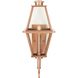 Bradshaw 1 Light 24 inch Antique Copper Outdoor Wall Lantern, Design Series