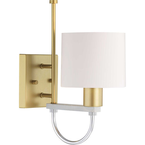 Rigsby 1 Light 6 inch Vintage Gold Wall Bracket Wall Light, Design Series