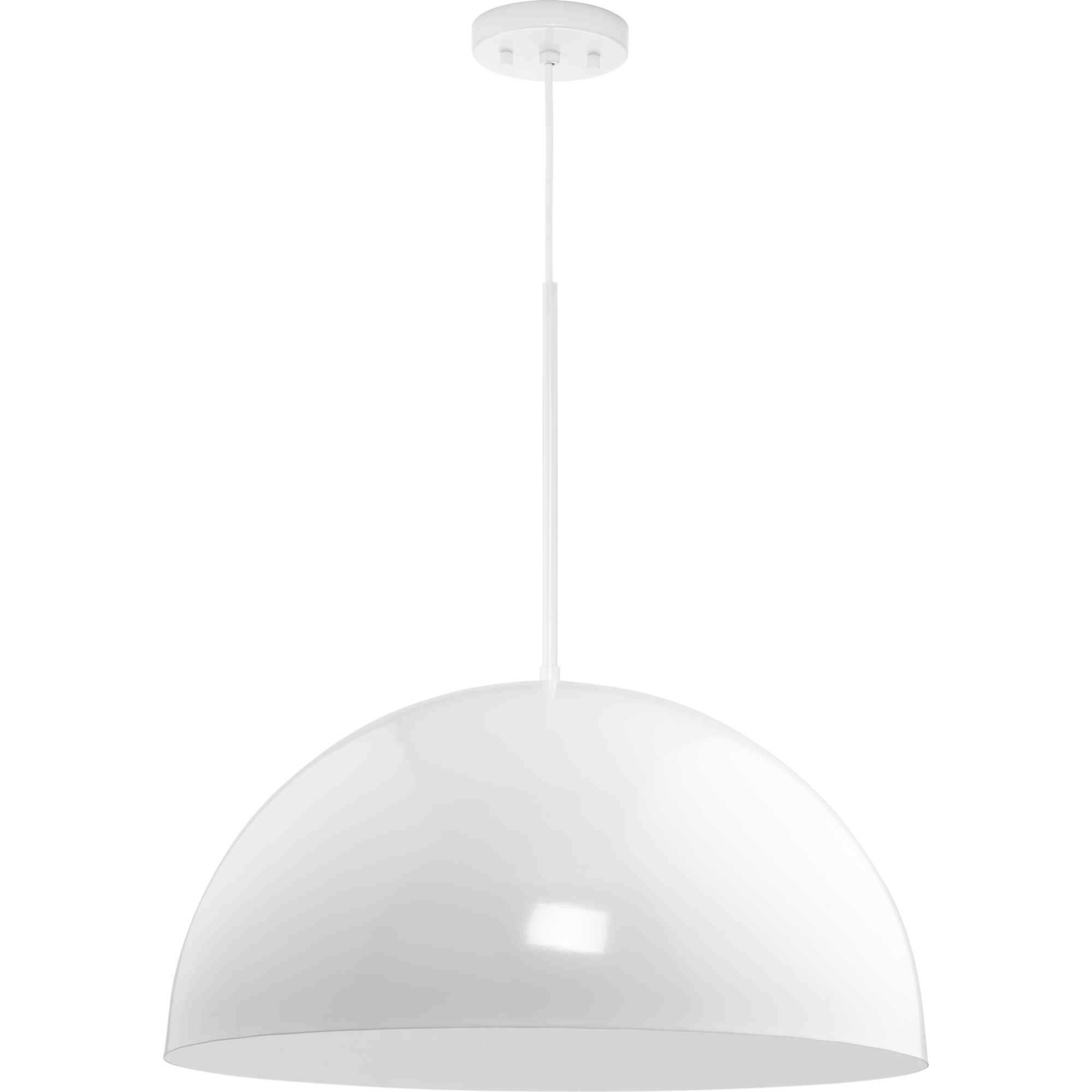 Perimeter 1 Light 23.62 inch White Pendant Ceiling Light