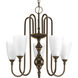 Revive 5 Light 22 inch Antique Bronze Chandelier Ceiling Light