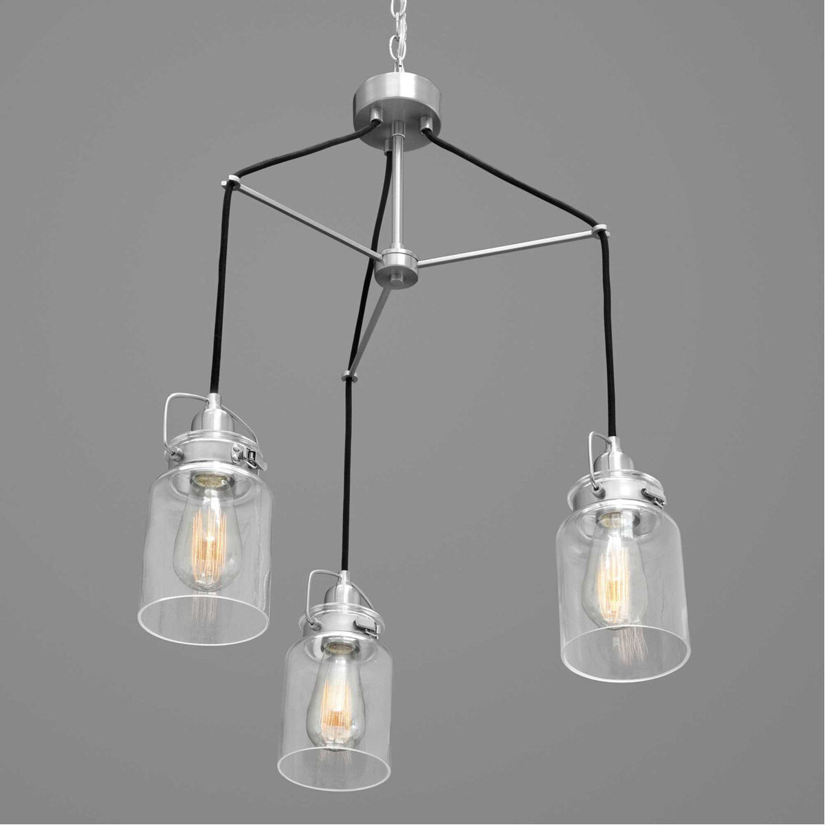 Cirro 9 Light 6.25 inch Brushed Nickel Pendant Ceiling Light