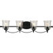 Bowman 4 Light 33.63 inch Bathroom Vanity Light