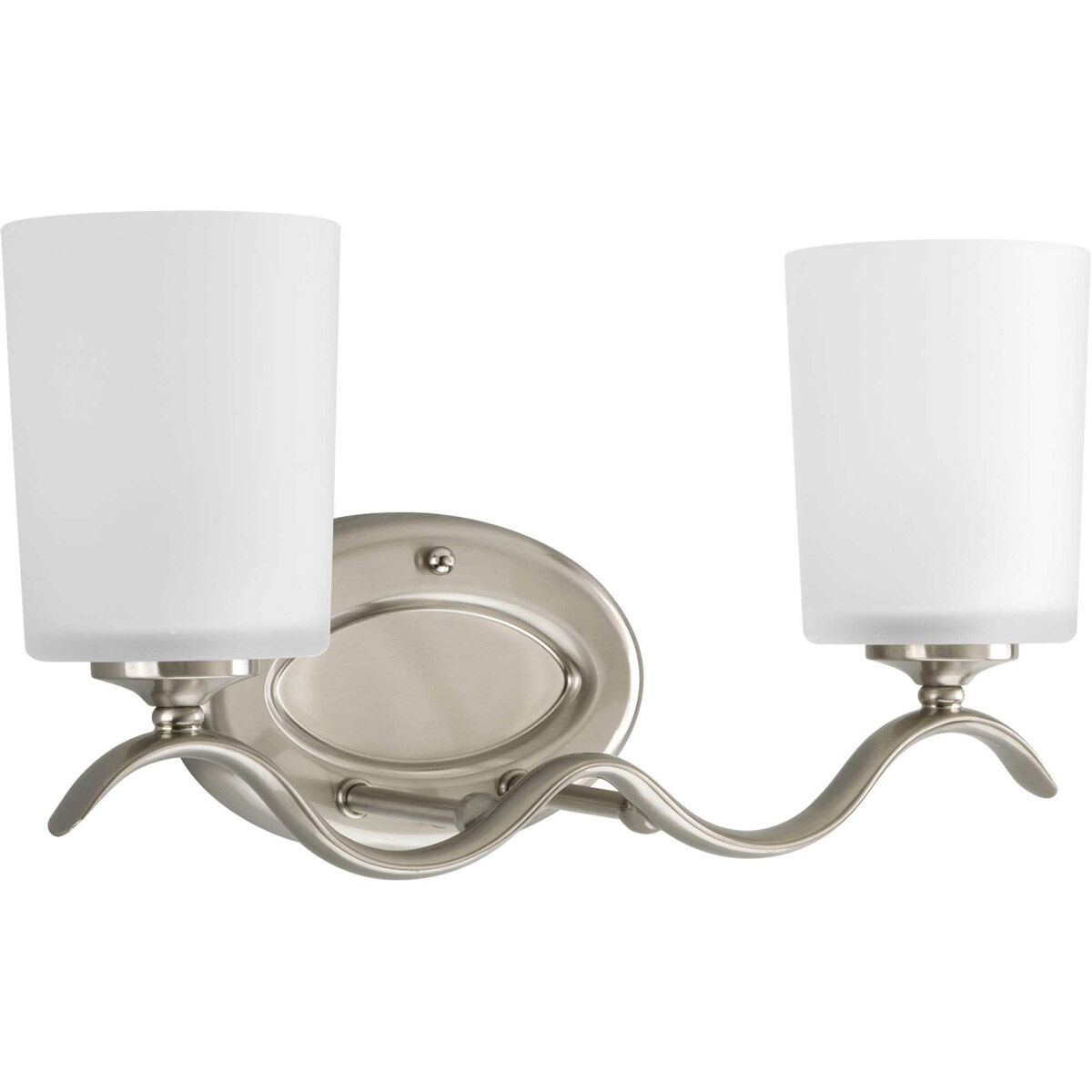 Inspire 2 Light 15 inch Brushed Nickel Bath Vanity Wall Light