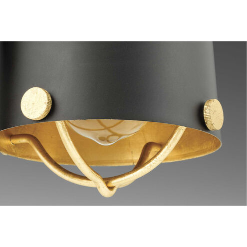 Era 1 Light 6 inch Matte Black Mini-Pendant Ceiling Light, Design Series