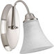 Tally 1 Light 6 inch Brushed Nickel Bath Vanity Wall Light