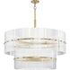 Seville 9 Light 37.87 inch Soft Gold Chandelier Ceiling Light, Design Series