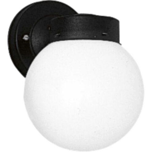 Utility Lantern Outdoor Wall Lantern in Black