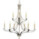 Nealy 9 Light 36 inch Brushed Nickel Chandelier Ceiling Light