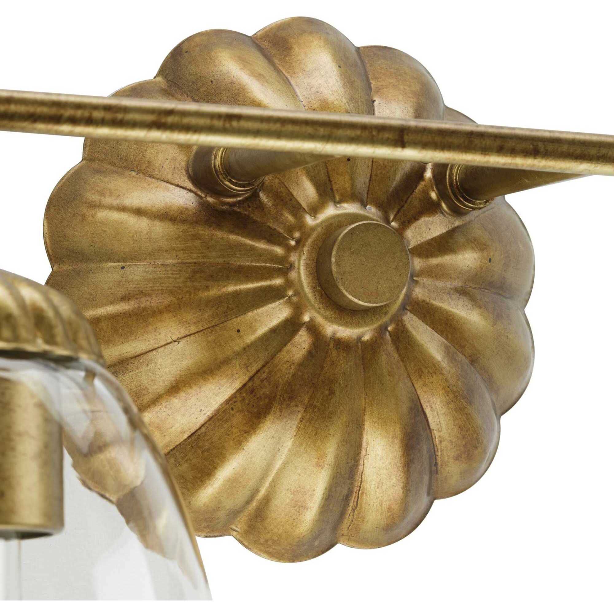 Quillan 4 Light 33.62 inch Gold Ombre Bathroom Vanity Light Wall Light