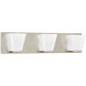 Streaming 3 Light 22 inch Brushed Nickel Vanity Light Wall Light