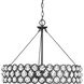 Vestique 6 Light 25 inch Graphite Pendant Ceiling Light, Design Series