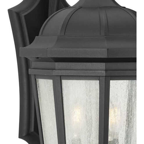 Verdae 3 Light 22 inch Textured Black Outdoor Wall Lantern, Large, Design Series