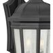 Verdae 3 Light 31 inch Textured Black Outdoor Wall Lantern, Large, Design Series