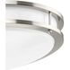 Abide LED LED 18.1 inch Brushed Nickel Flush Mount Ceiling Light, Extra Large, Progress LED