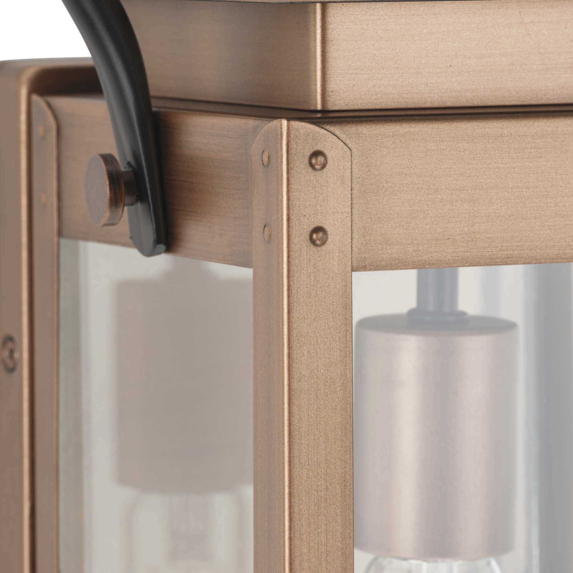 Union Square 1 Light 23.62 inch Antique Copper Wall Lantern, Design Series