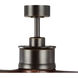 Farris 60 inch Oil Rubbed Bronze with Walnut Blades Ceiling Fan, Progress LED