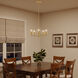 Replay 5 Light 21 inch Brushed Gold Chandelier Ceiling Light