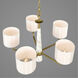 Palacio 5 Light 27 inch Vintage Gold Chandelier Ceiling Light, Design Series