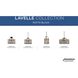 Lavelle 3 Light 16 inch Matte Black Semi Flush Mount Ceiling Light, Pendant Convertible