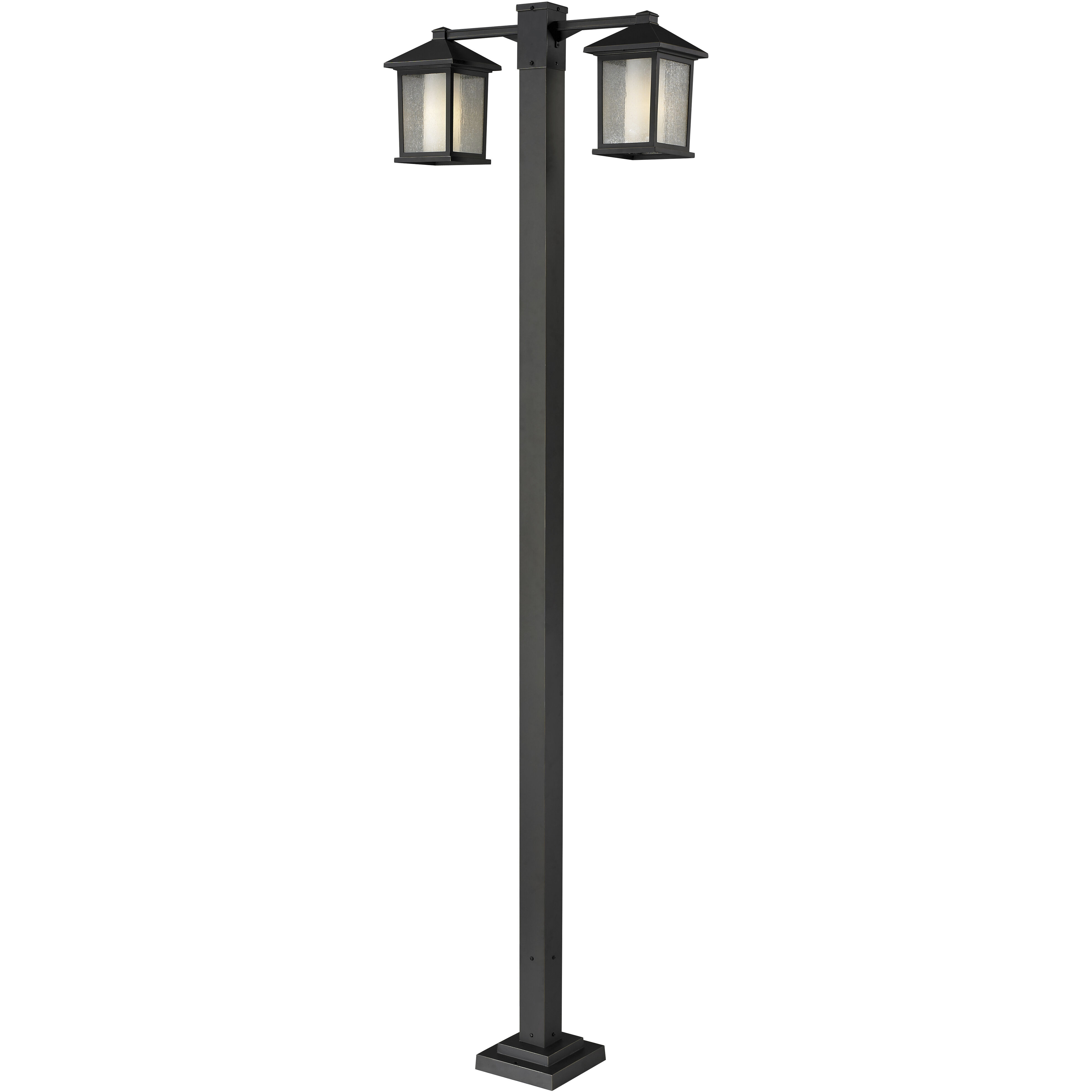 Mesa 2 Light 99 inch Oil Rubbed Bronze Outdoor Post Mounted Fixture