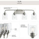 Ilia 4 Light 31 inch Brushed Nickel Bath Vanity Wall Light