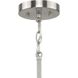 Silva 3 Light 22 inch Brushed Nickel Pendant Ceiling Light, Design Series