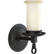 Santiago 1 Light 6 inch Forged Black Bath Vanity Wall Light