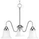 Classic 3 Light 20 inch Polished Chrome Chandelier Ceiling Light