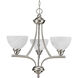 Glendale 3 Light 24 inch Brushed Nickel Chandelier Ceiling Light