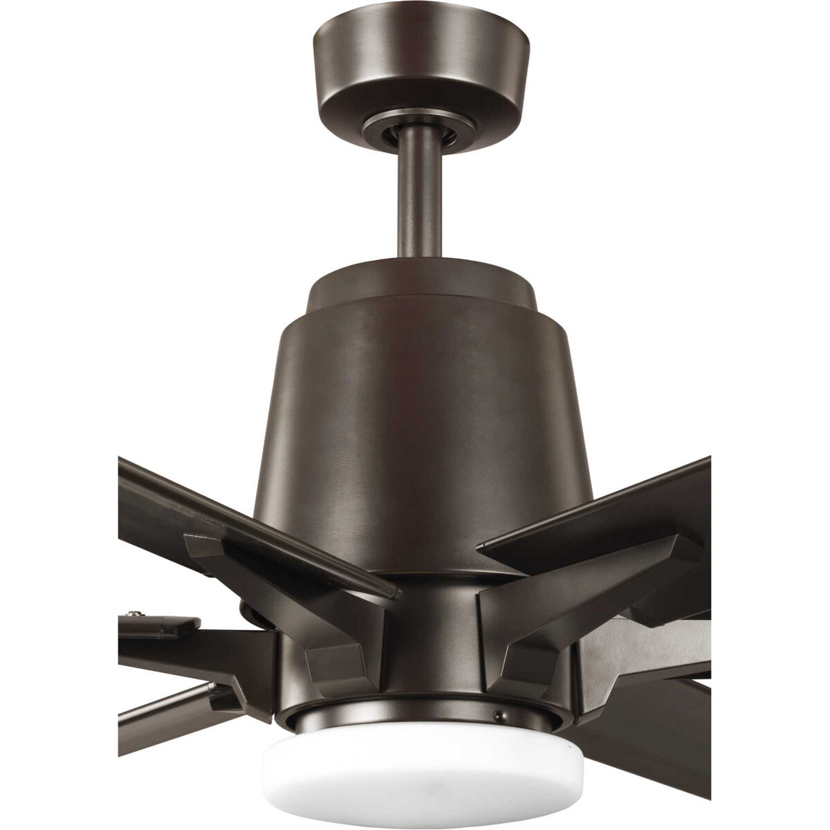 Arlo 60 inch Architectural Bronze Indoor/Outdoor Ceiling Fan, Progress LED