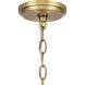 Gilliam 15 Light 35.5 inch Vintage Brass Chandelier Ceiling Light