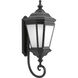 Crawford 1 Light 33 inch Black Outdoor Wall Lantern