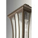 Twain 1 Light 16 inch Antique Bronze Outdoor Post Lantern, Design Series