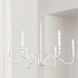 Demi 6 Light 32 inch Winter White Chandelier Ceiling Light