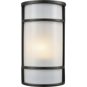 Bella 1 Light 11 inch Oil Rubbed Bronze Outdoor Wall Sconce