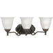 Renovations 3 Light 22 inch Forged Bronze Bath Vanity Wall Light