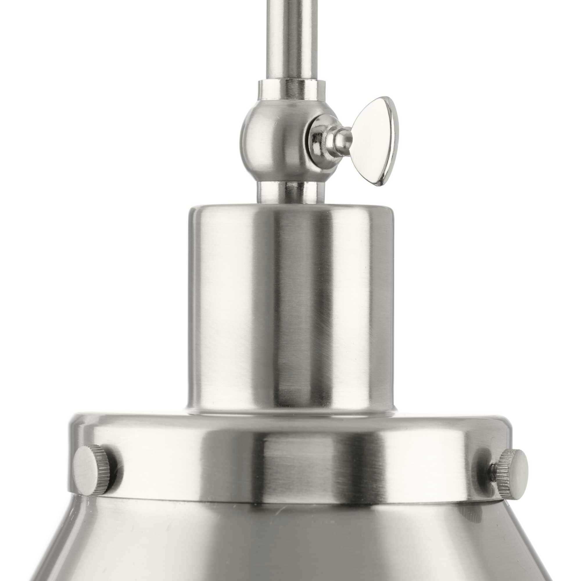 Hinton 1 Light 16 inch Brushed Nickel Pendant Ceiling Light