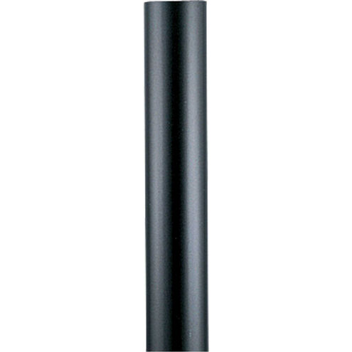 Outdoor Posts 84 inch Matte Black Outdoor Aluminum Post in Standard