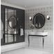 Lisbon 1 Light 5 inch Matte Black Bath Vanity Wall Light, Design Series