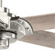 Ellwood 68 inch Brushed Nickel with Driftwood Blades Ceiling Fan
