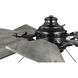 Springer 60 inch Matte Black with Rustic Charcoal Blades Ceiling Fan