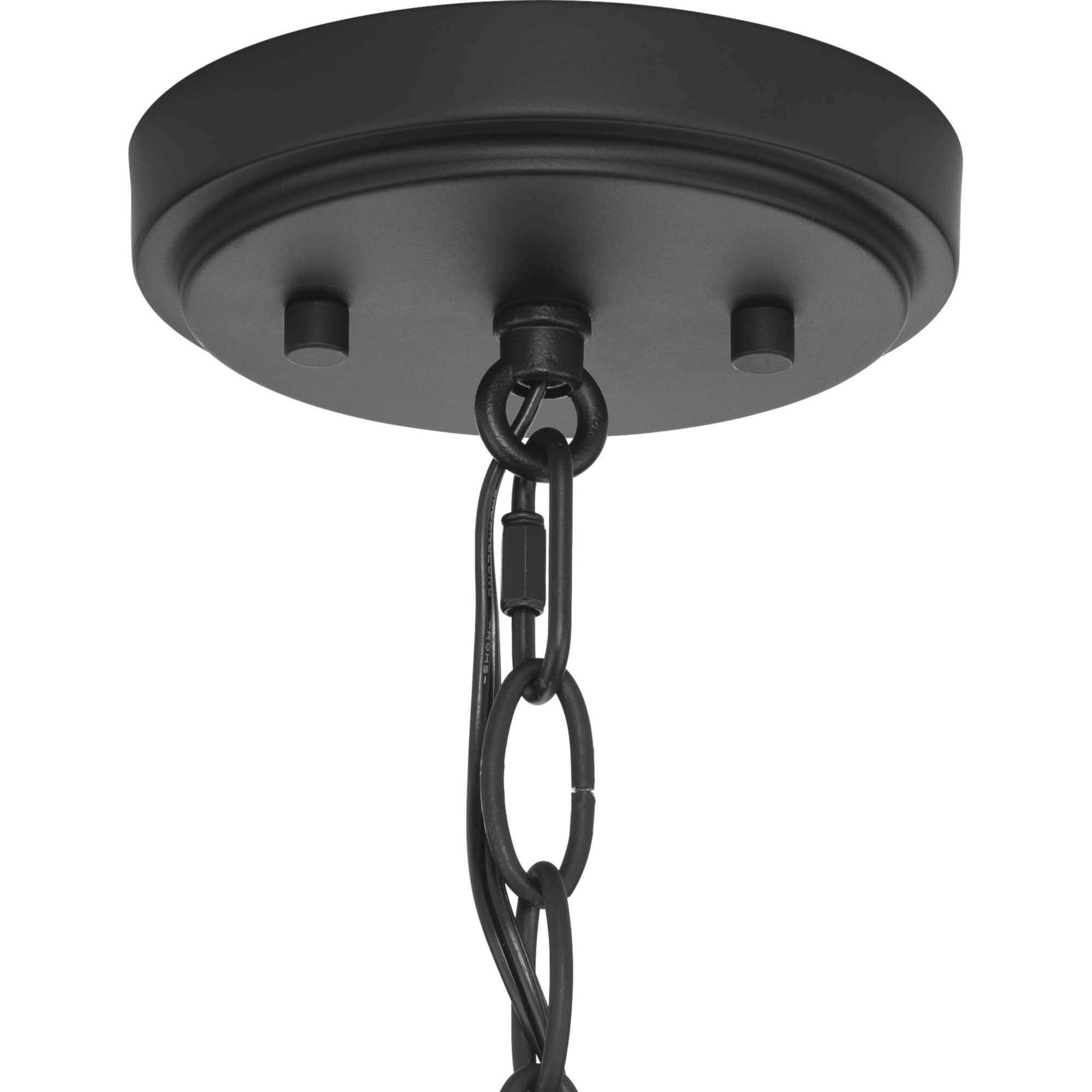 Burgess 5 Light 15.5 inch Matte Black Foyer Light Ceiling Light, Design Series