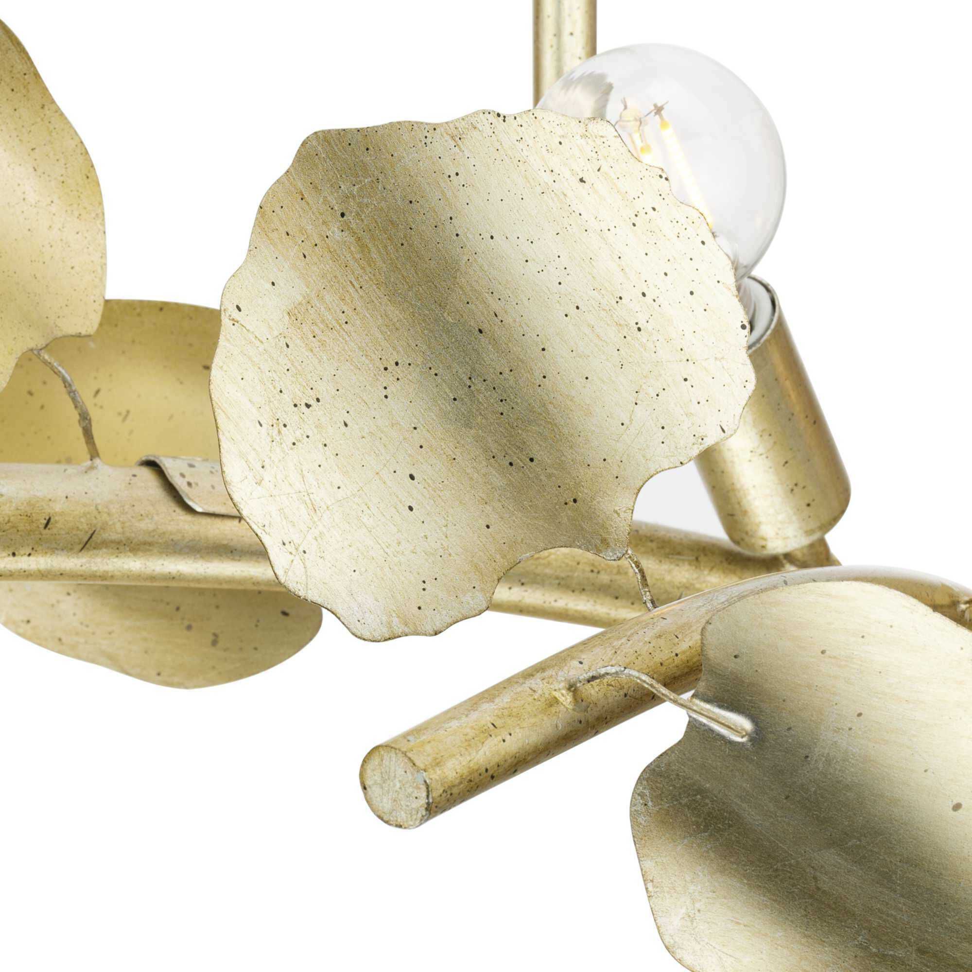 Laurel 7 Light 50.5 inch Gilded Silver Linear Chandelier Ceiling Light, Design Series