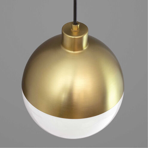 Globe LED LED Brushed Bronze Pendant Ceiling Light