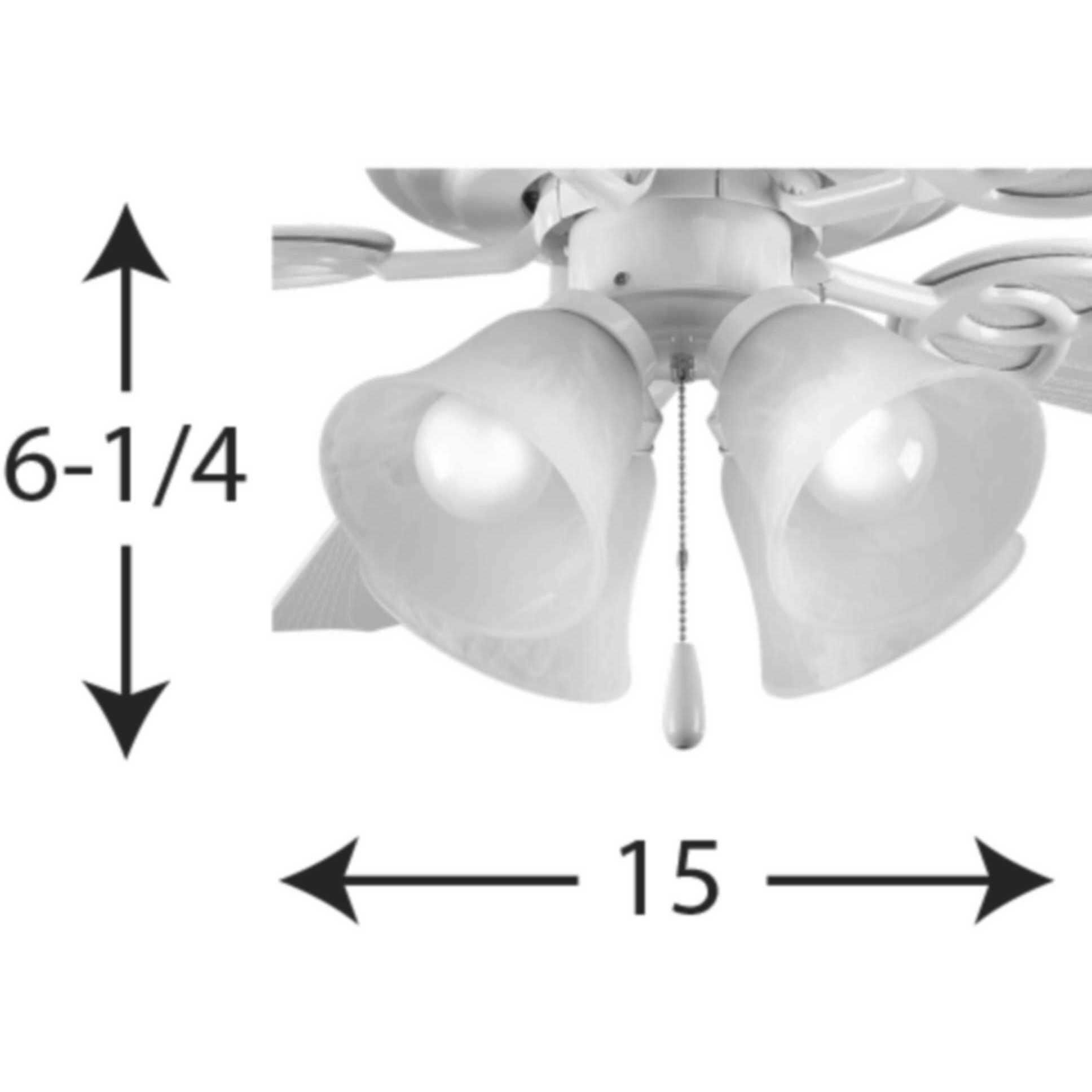 AirPro LED White Fan Light Kit