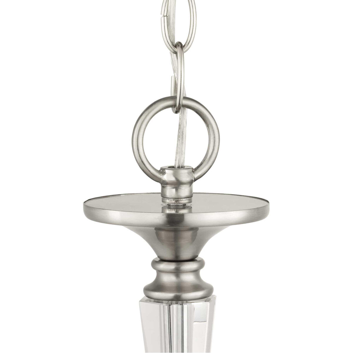 Stratham 9 Light 35.13 inch Brushed Nickel Chandelier Ceiling Light, Design Series