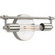 Circuit 1 Light 13.5 inch Brushed Nickel Bath Vanity Wall Light